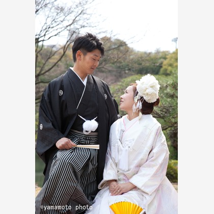 山本写真館が撮影したウェディングや家族、ビジネスの写真