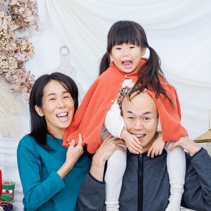 ちずカメラが出張撮影したワンピース, 荷物とバッグ, 赤ちゃん・幼児服が写ったスタジオ撮影の写真