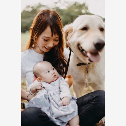 Spicer & Naoiが撮影した家族写真の出張撮影の写真