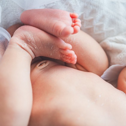 多田正子が撮影したニューボーンフォトの写真