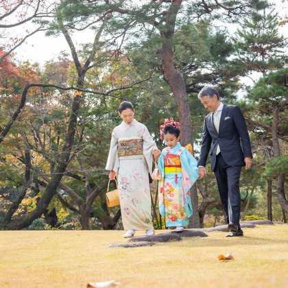 大森光太郎・K-PHOTOが出張撮影した「七五三撮影」の家族写真