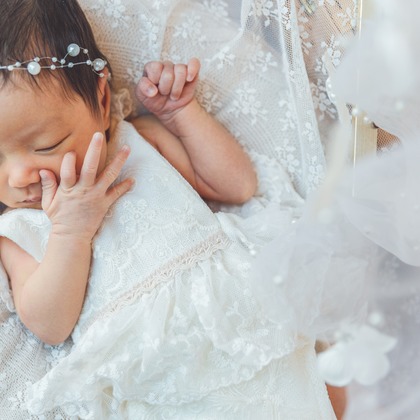 多田正子が撮影したニューボーンフォトの写真