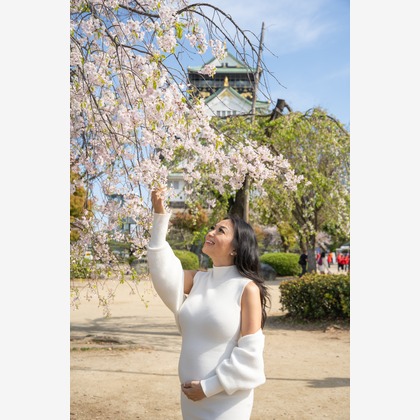 takumatravelが出張撮影したフード, 大阪城公園, 家族旅行が写った旅行先の記念撮影の写真