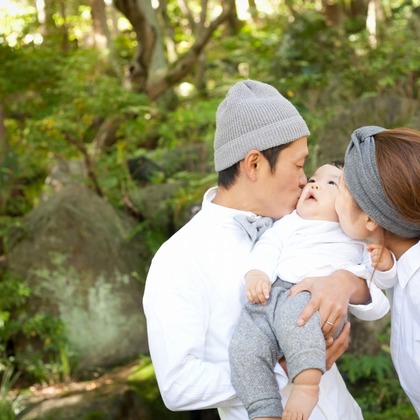 アトリエカーシャが撮影した家族写真の出張撮影の写真