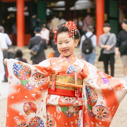 Tatsuyaが出張撮影した家族写真(キッズ,ベビーフォト)などが写った「七五三撮影（神戸 生田神社）」の家族写真