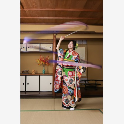 スマイルハンターが出張撮影した家族写真(キッズ,ベビーフォト)などが写った「成人式フォト」の家族写真