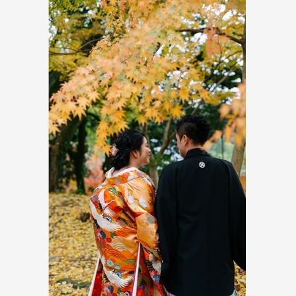 LARA LILYが撮影した「結婚式前撮り(福岡県・秋月城)」の写真