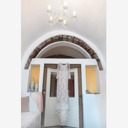 Photo of Santorini Wedding Ceremony taken by Olga Chalkiadaki