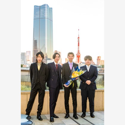 フォトスタジオENOが出張撮影した展望広場, クリスタルビューレストハウス, フラッシュ撮影が写った成人式撮影の写真