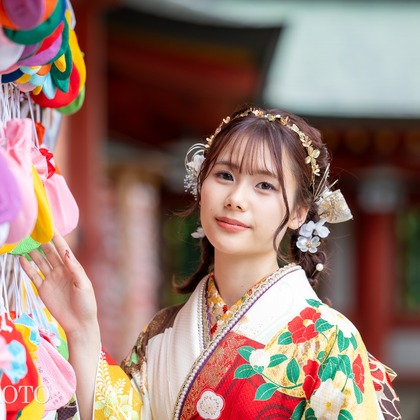 大森光太郎・K-PHOTOが出張撮影した「成人式撮影」の家族写真