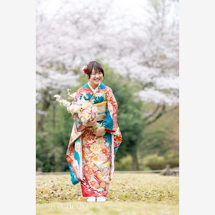 大森光太郎・K-PHOTOが出張撮影した「成人式撮影」の家族写真