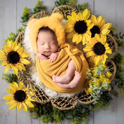 AXiS Photo Servise 藤井靖史が出張撮影したシャツ, ビーチの人々, 自然の中の人々が写ったニューボーンフォトの写真