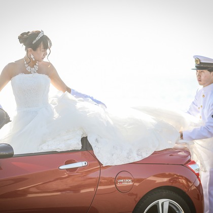 なかがわさとみが撮影した「海ロケ出張撮影」の写真