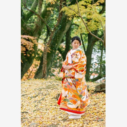 LARA LILYが撮影した「結婚式前撮り(福岡県・秋月城)」の写真