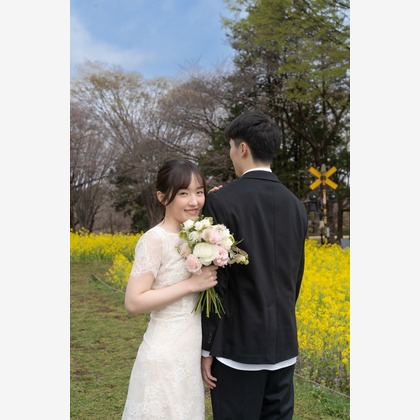 Photo of Wedding photo shoot at Showa Memorial Park taken by 鈴木美咲