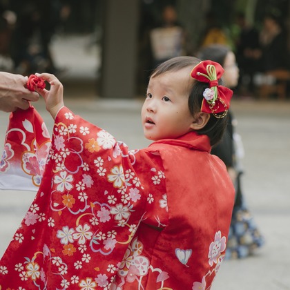 I'm home. 櫻井 真里が出張撮影した明治神宮, 植物, 七五三が写ったエンゲージメントフォトの写真