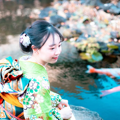 kudophotoが撮影した家族写真の出張撮影/成人式撮影の写真