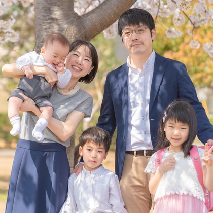 小村賢吾が撮影した家族写真の出張撮影の写真