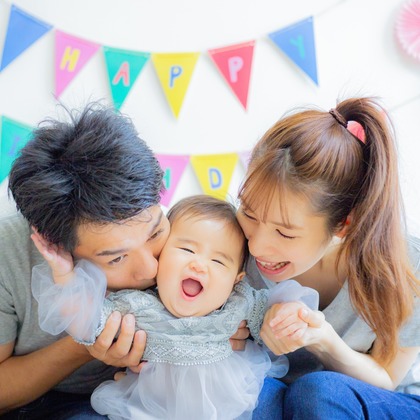 中井企画が出張撮影した「家族写真（愛知）」の家族写真