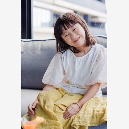 ちずカメラが出張撮影したワンピース, 荷物とバッグ, 赤ちゃん・幼児服などが写った「子供達」の家族写真