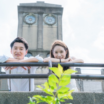 ヨッシ～が撮影した旅行先の記念撮影の写真