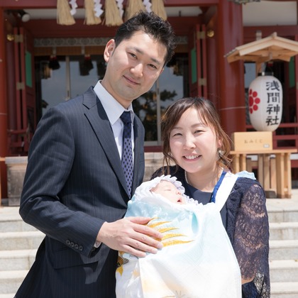 瀧澤 唯が出張撮影したお宮参り, 肌, 衣類が写った前撮り/後撮り出張撮影の写真