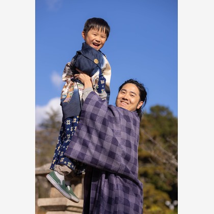 T.Matsumuraが出張撮影したイベント, 清潔さ, 罰金などが写った「和装（外国人）」の家族写真