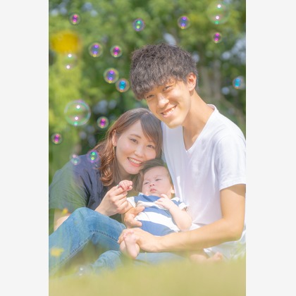 吉田　亘が撮影した家族写真の出張撮影の写真