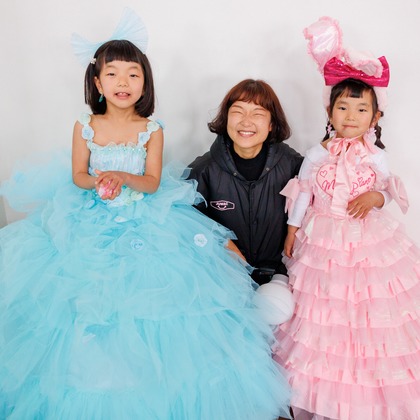 ちずカメラが出張撮影したワンピース, 荷物とバッグ, 赤ちゃん・幼児服が写った家族写真(キッズ,ベビーフォト)の写真