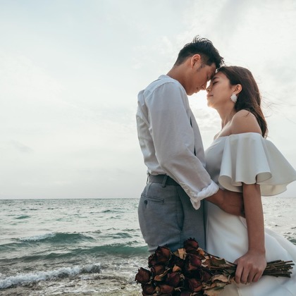 ポートレート沖縄が撮影した「ビーチフォトウエディング」の写真