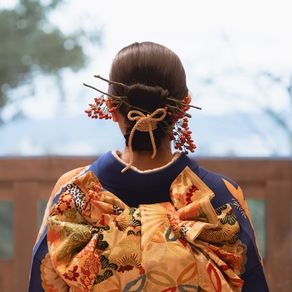 西浦隼翔が撮影した「和装ウエディングフォト」の写真