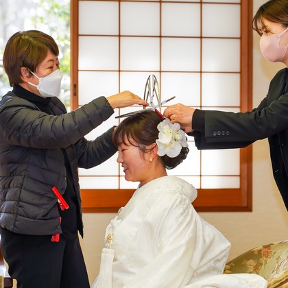 スタジオ　まるが撮影した「結婚式出張撮影（和装）」の写真