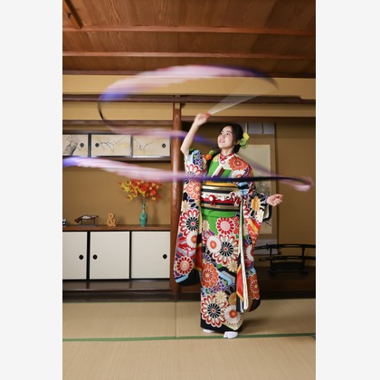 スマイルハンターが出張撮影した家族写真(キッズ,ベビーフォト)などが写った「成人式フォト」の家族写真