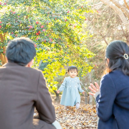 今泉秀樹が出張撮影した「昭和記念公園」の家族写真