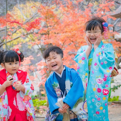 ビブリッジが出張撮影した「753フォト」の家族写真