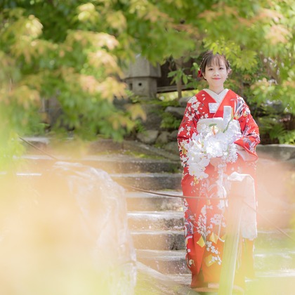 Photo of Japanese style pre-wedding photo shoot taken by Osaka Photo Factory