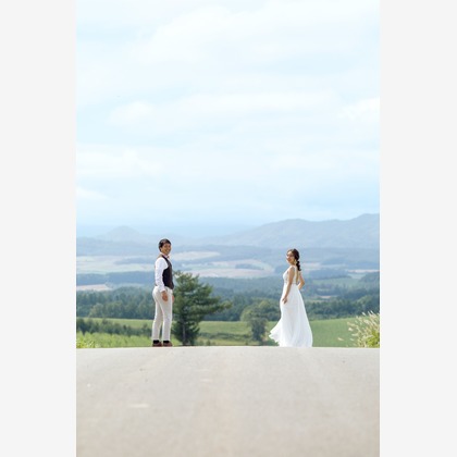 uno e creative act.が撮影した「富良野・美瑛　ロケーションフォトウェディング」の写真