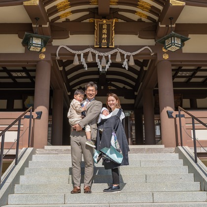井崎　敬太が撮影したお宮参りの写真