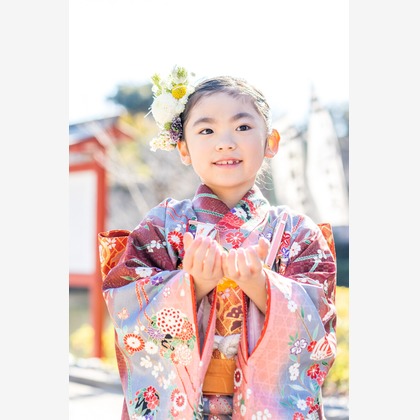 森元こずえが出張撮影した現代ファンタジーの王国, フラッシュ撮影, ジェスチャーなどが写った「七五三」の家族写真