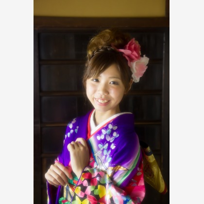 スマイルハンターが出張撮影した家族写真(キッズ,ベビーフォト)などが写った「成人式フォト」の家族写真