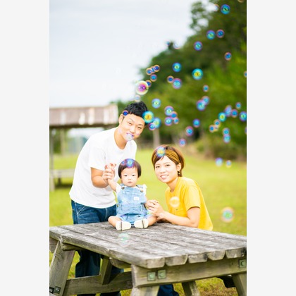 酒井大輔が出張撮影した家族写真, 植物, 七五三が写った家族写真の出張撮影/七五三フォトの写真
