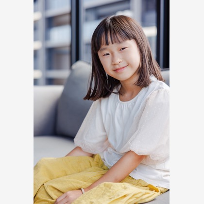 ちずカメラが出張撮影したワンピース, 荷物とバッグ, 赤ちゃん・幼児服などが写った「子供達」の家族写真