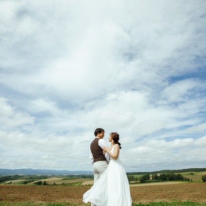 uno e creative act.が撮影した「富良野・美瑛　ロケーションフォトウェディング」の写真