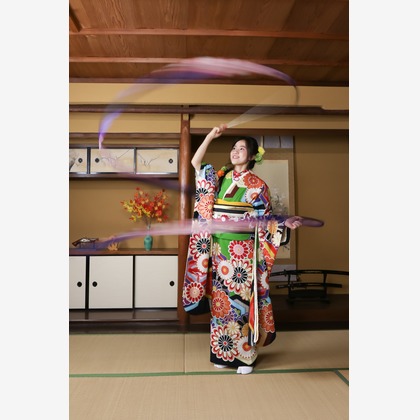 スマイルハンターが出張撮影した家族写真(キッズ,ベビーフォト)などが写った「成人式フォト」の家族写真