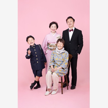 森田寫眞館が出張撮影した「ファミリー」の家族写真