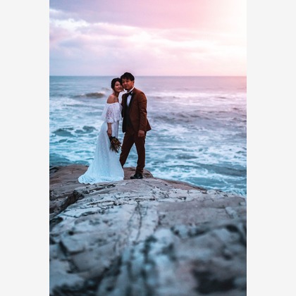 kudophotoが撮影した「フォトウエディング＿海岸」の写真
