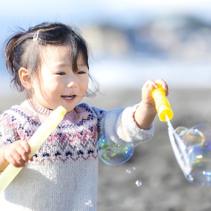 Minminが出張撮影したネクタイ, フラッシュ撮影, ジェスチャーが写った家族写真の出張撮影の写真