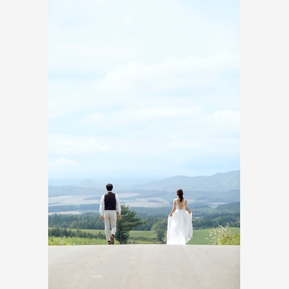 uno e creative act.が撮影した「富良野・美瑛　ロケーションフォトウェディング」の写真