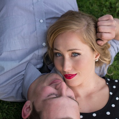 Photo of Engagement Portfolio taken by Jen Linfield Photography