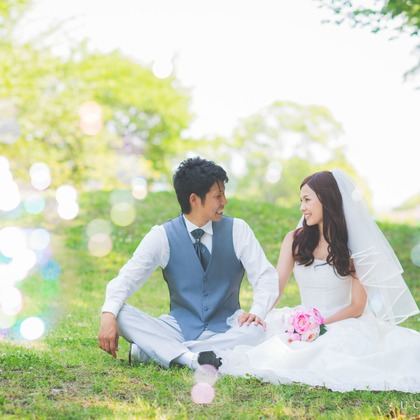 U-CONCENT (香川裕貴)が撮影した「ドレスロケーション前撮り宝ヶ池・賀茂社賀茂川」の写真